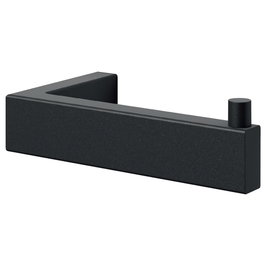 Zack Portarrollos Baño Pared Linea Negro Forma L 14.5 cm Profundidad 8 cm Altura 4.2 cm